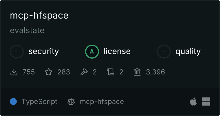 mcp-hfspace MCP server