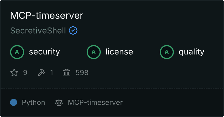 MCP-timeserver MCP server