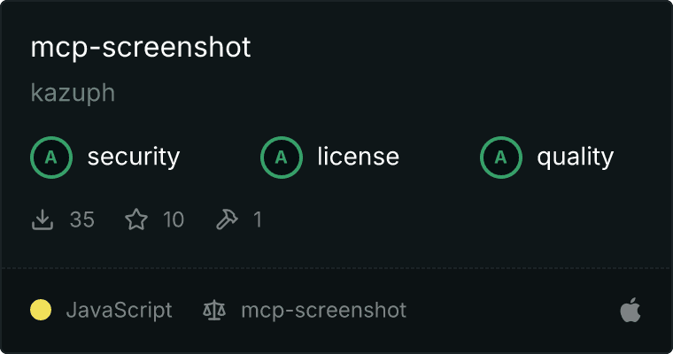 mcp-screenshot MCP server