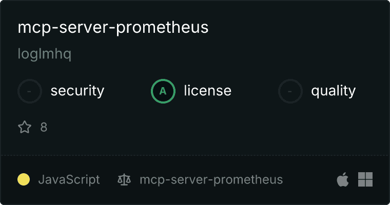 mcp-server-prometheus MCP server