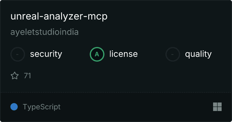 Unreal Engine Code Analyzer Server MCP server