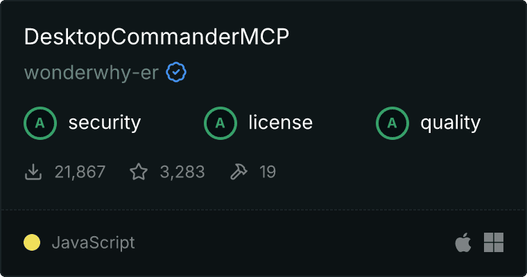 Desktop Commander MCP